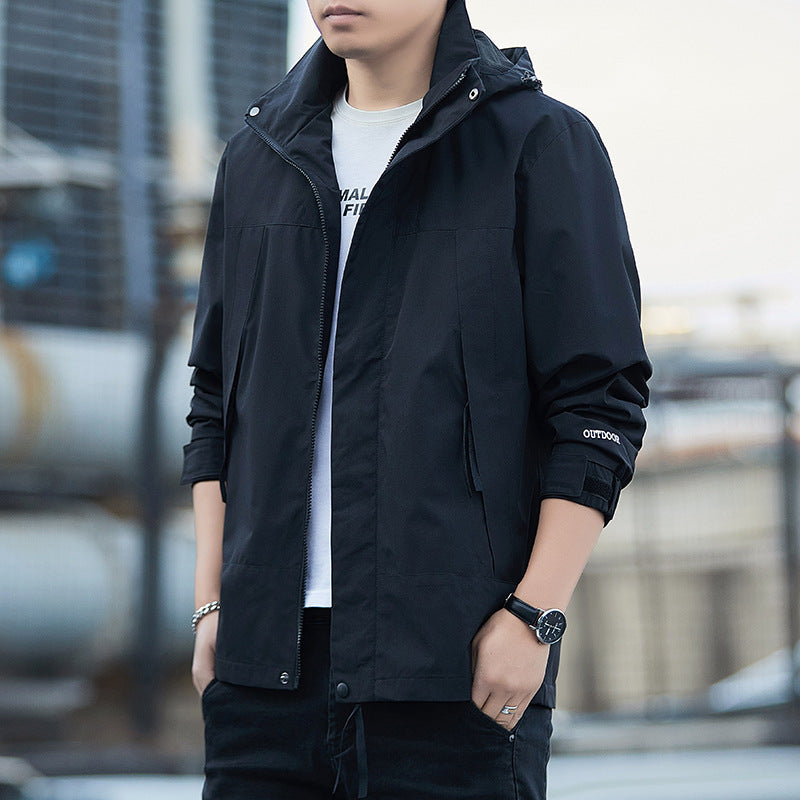 Herre Utendørsjakke Vanntett Vindbeskyttende 2