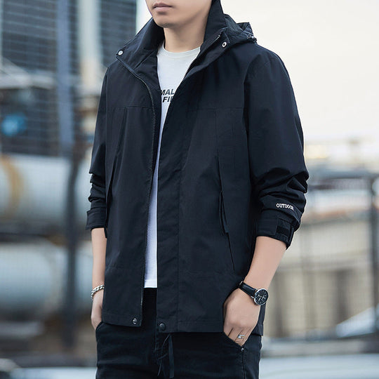 Herre Utendørsjakke Vanntett Vindbeskyttende 2