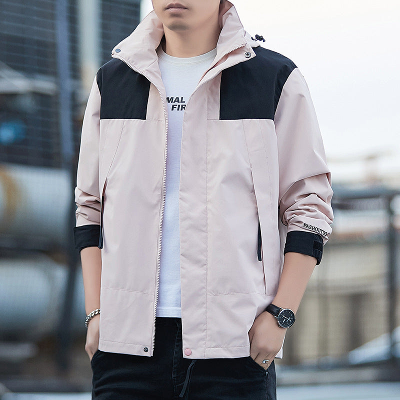 Herre Utendørsjakke Vanntett Vindbeskyttende 3