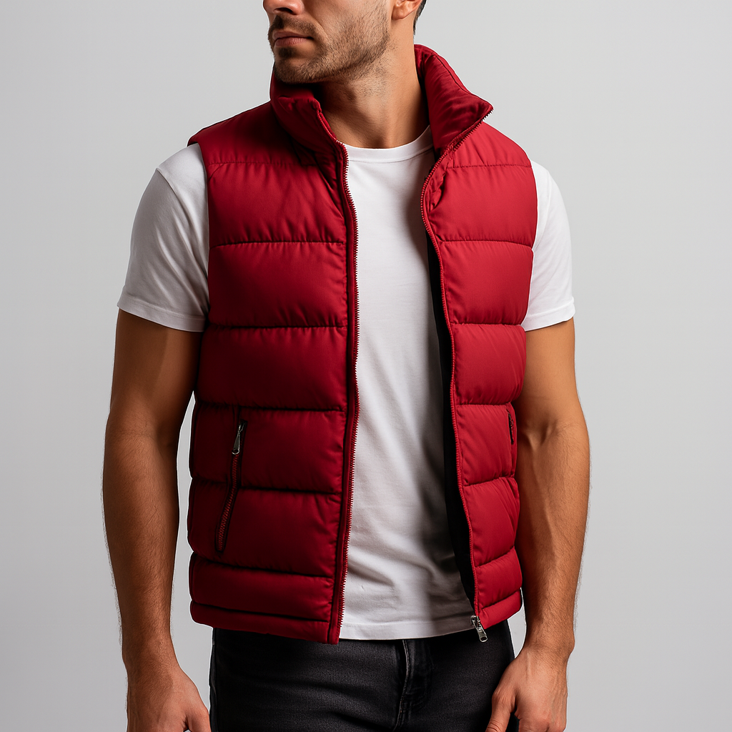Herre Vattert Vest Allsidig Stil 1