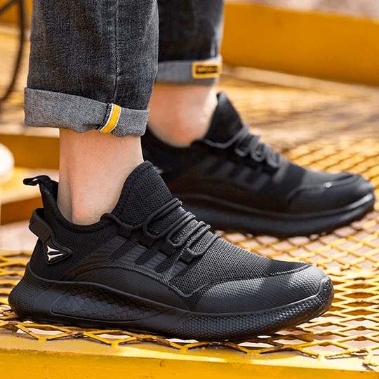 Herre Vernesko Med Demping Pustende Design Sklisikker Såle 0