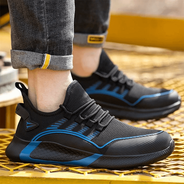 Herre Vernesko Med Demping Pustende Design Sklisikker Såle 1