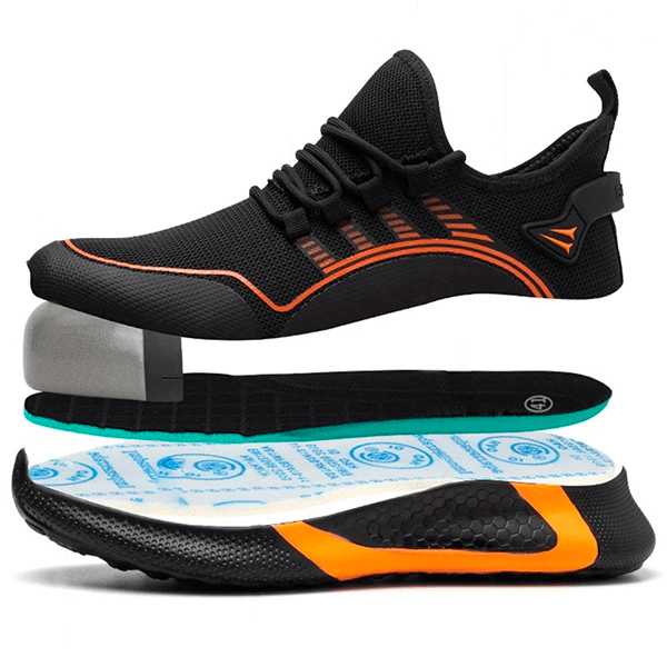 Herre Vernesko Med Demping Pustende Design Sklisikker Såle 6