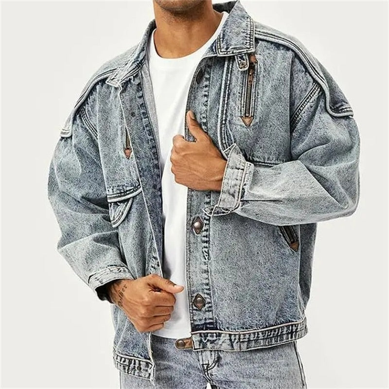 Herre Vintage Denimjakke 1