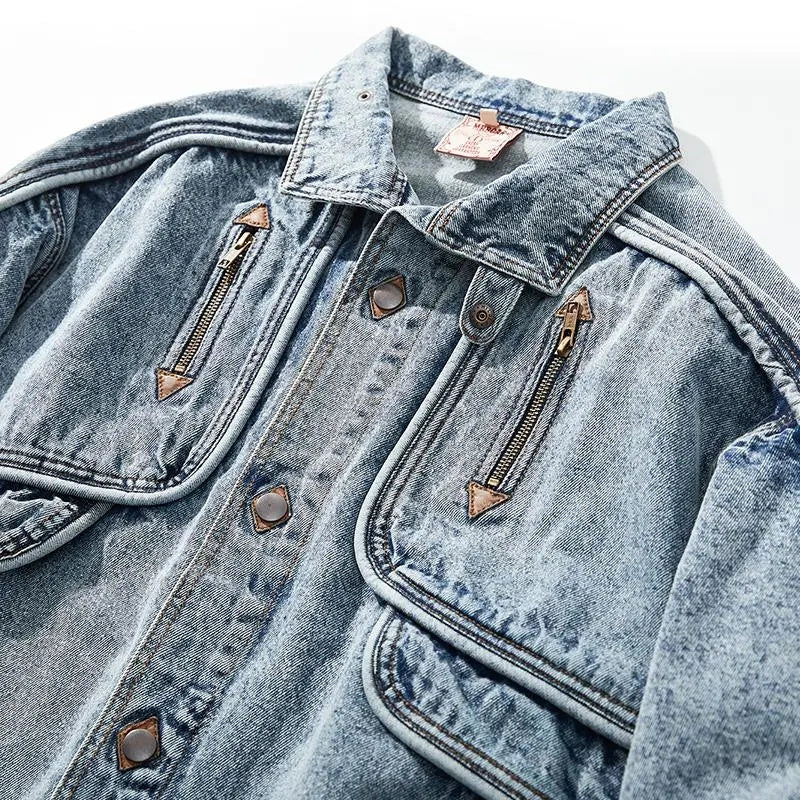 Herre Vintage Denimjakke 4