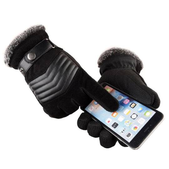 Herre Vinterhansker Touch Screen Skinn 3