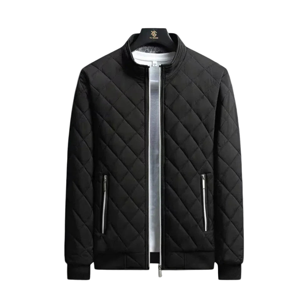Herre Vinterjakke Bomber Design Med Fleecefor 0