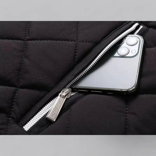 Herre Vinterjakke Bomber Design Med Fleecefor 3
