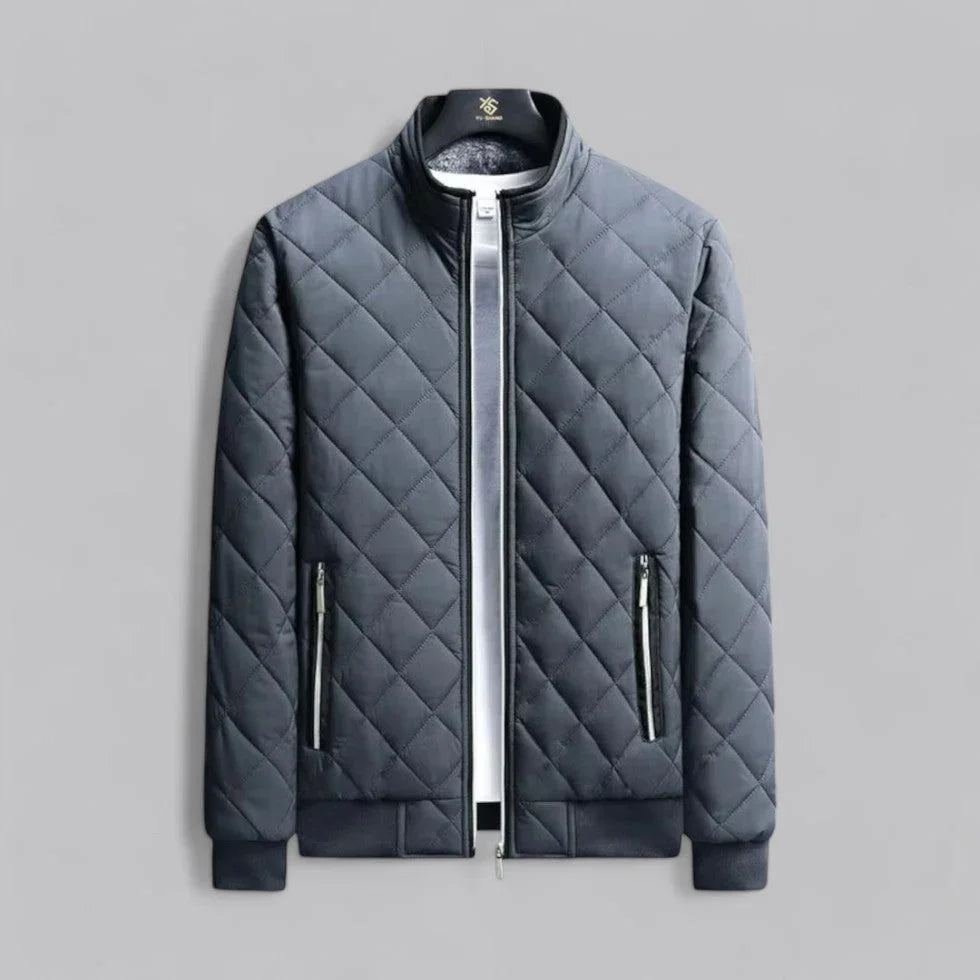Herre Vinterjakke Bomber Design Med Fleecefor 4