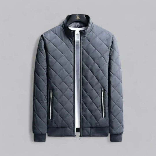 Herre Vinterjakke Bomber Design Med Fleecefor 4