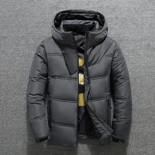 Herre Vinterjakke Lettvektet Puffer Design 1