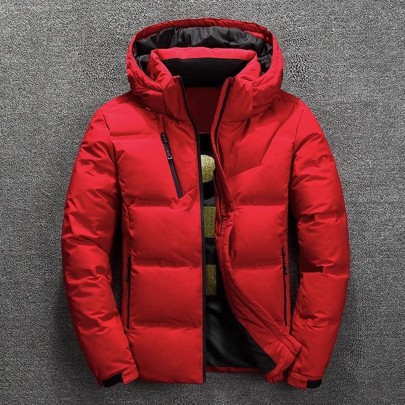 Herre Vinterjakke Lettvektet Puffer Design 2