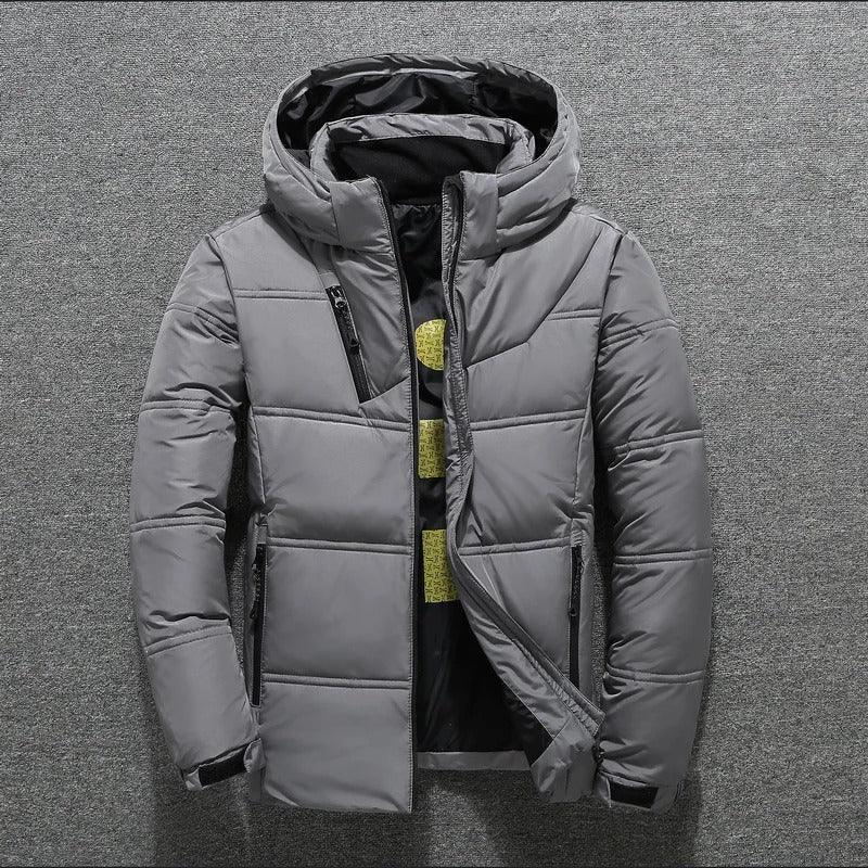 Herre Vinterjakke Lettvektet Puffer Design 3