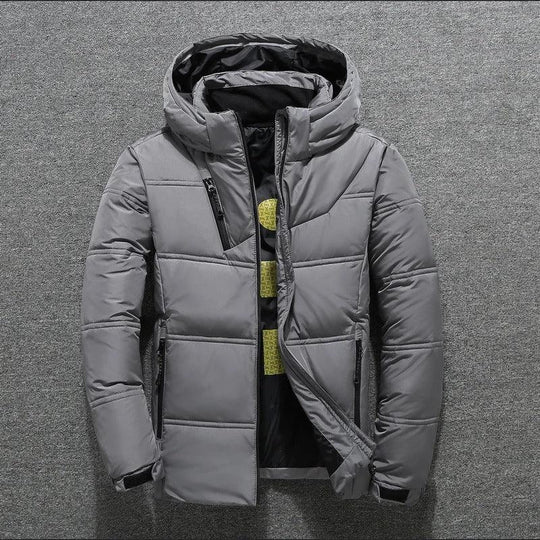 Herre Vinterjakke Lettvektet Puffer Design 3