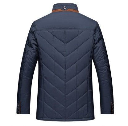 Herre Vinterjakke Slank Design Nylon 1