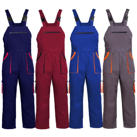 Herrearbeidsoverall med mange lommer 7