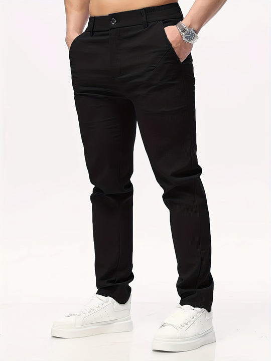 Herrebukse Klassisk Stil Avslappet Passform 3