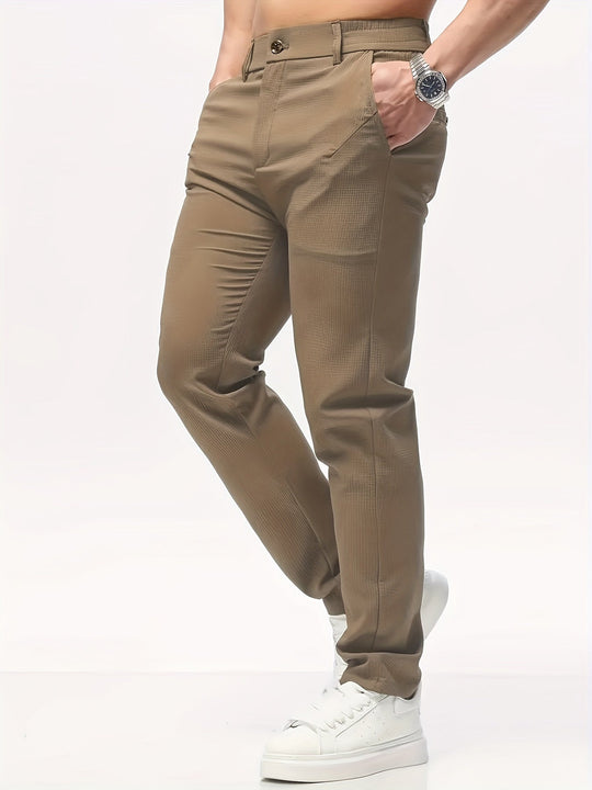 Herrebukse Klassisk Stil Avslappet Passform 4