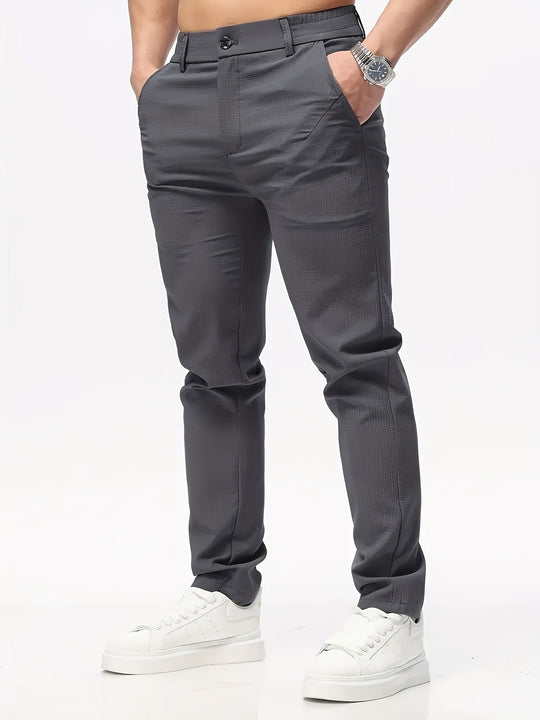 Herrebukse Klassisk Stil Avslappet Passform 6