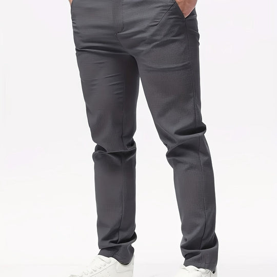Herrebukse Klassisk Stil Avslappet Passform 7