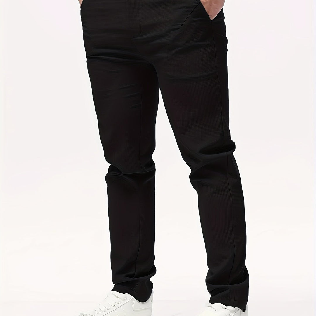 Herrebukse Klassisk Stil Avslappet Passform 9