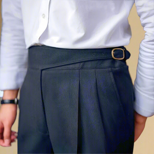 Herrebukser Høy Midje Klassisk Stil 3