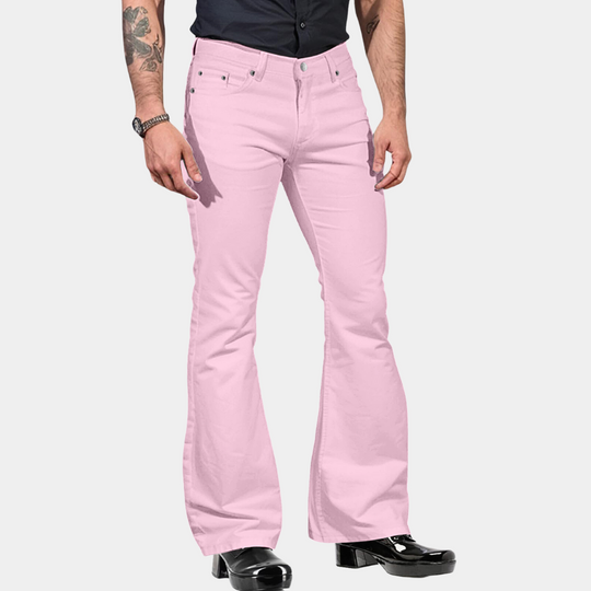 Herrebukser Retro Flared Stil 3