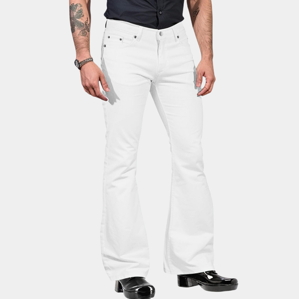 Herrebukser Retro Flared Stil 5