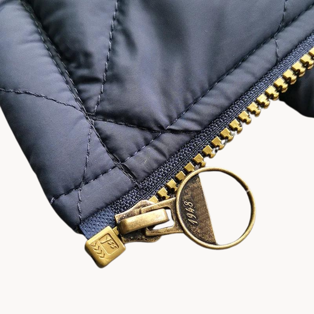 Herrejakke Lett Vattert Klassisk Design for Utendørs Bruk 5