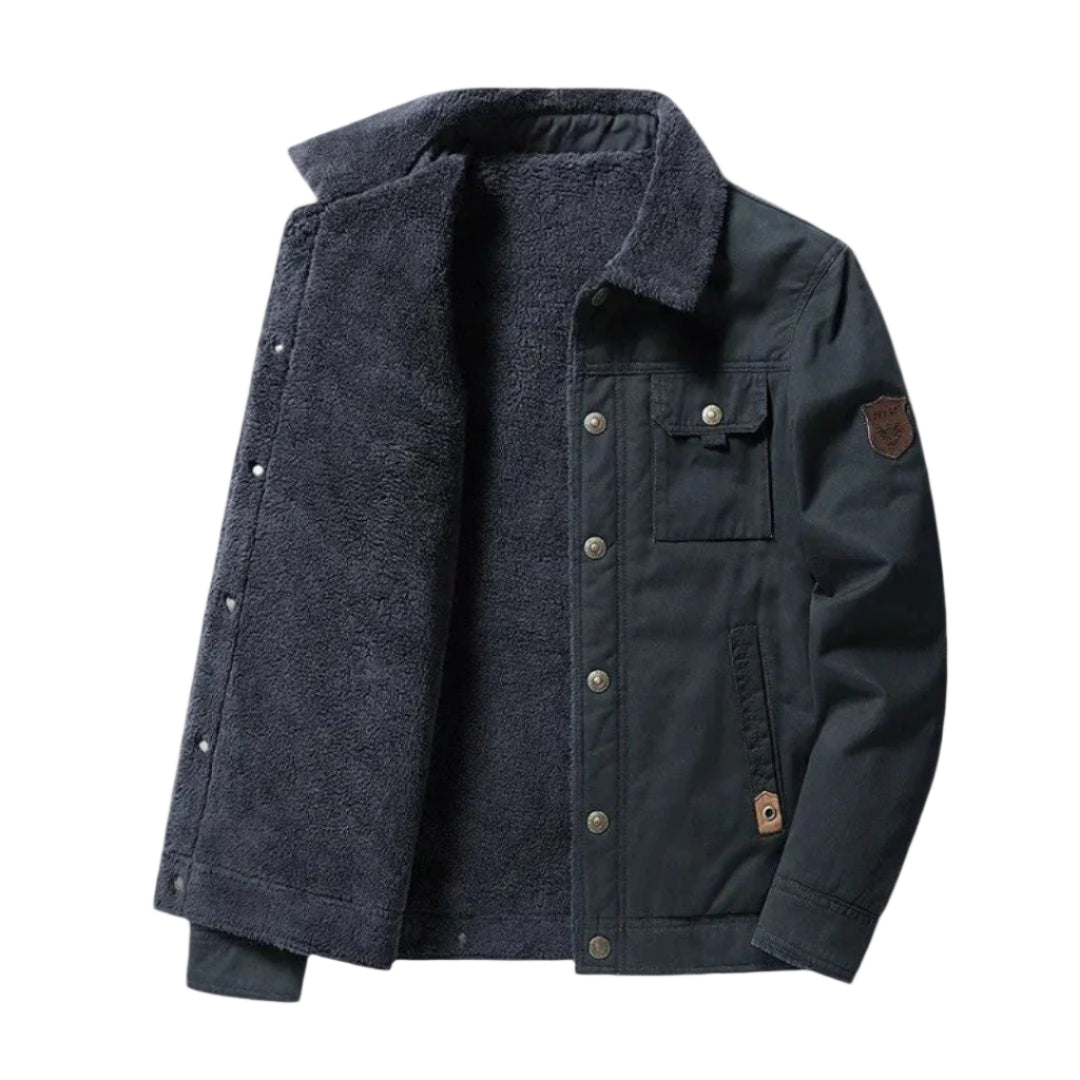 Herrejakke med Padded Innside og Dype Lommer 0