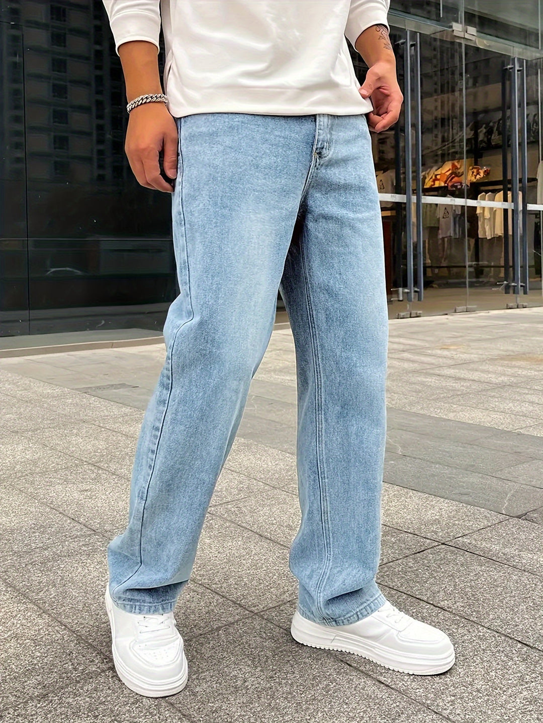 Herrejeans Regular Fit Løs Siluett 1