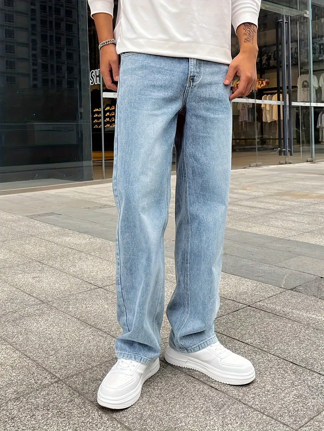 Herrejeans Regular Fit Løs Siluett 3