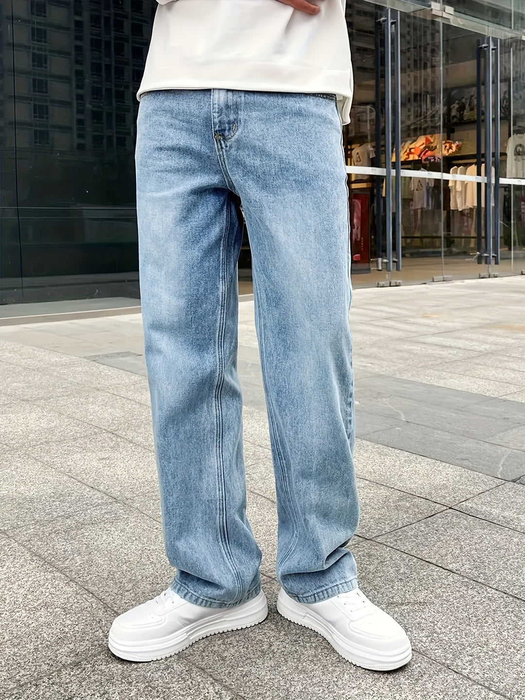 Herrejeans Regular Fit Løs Siluett 5