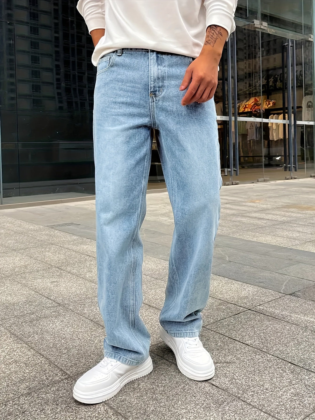 Herrejeans Regular Fit Løs Siluett 6