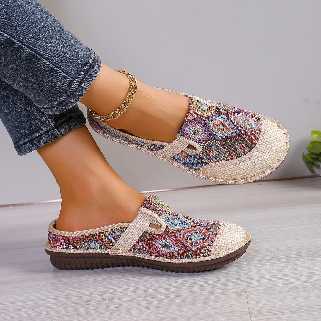 Herres Slip-On Sko Komfortabelt Pustende Vevd Stoff 3