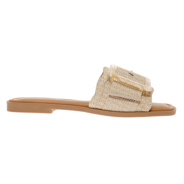 Herresandaler med Spenne i Naturlig Stil 0