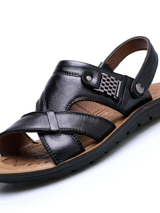 Herresandaler med romersk design 3