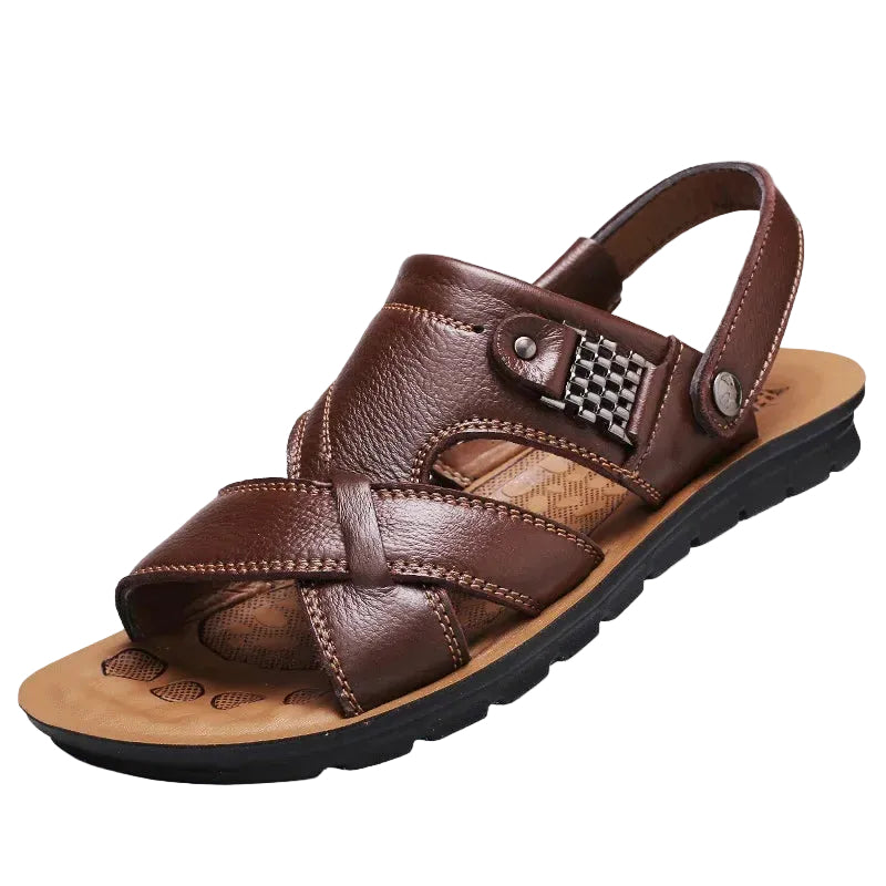 Herresandaler med romersk design 4
