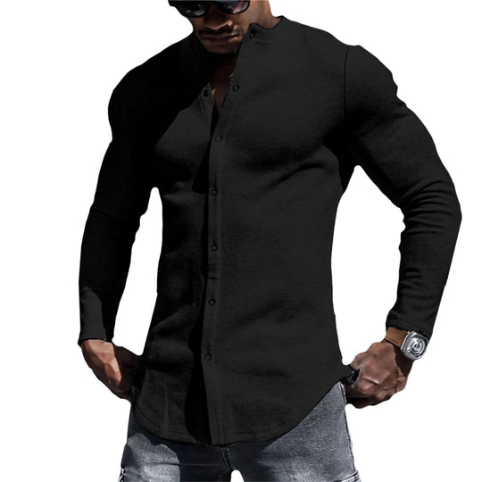 Herreskjorte Avslappet Stil Uformell 4