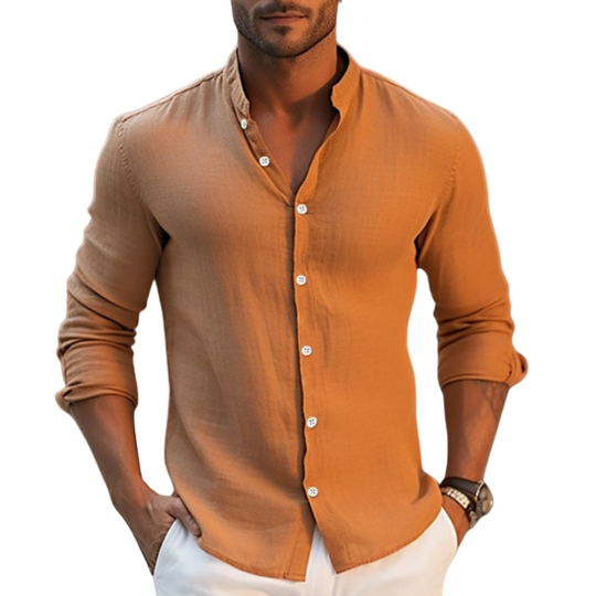 Herreskjorte Kortermet Avslappet Sommerstil 1