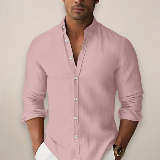 Herreskjorte Kortermet Avslappet Sommerstil 4