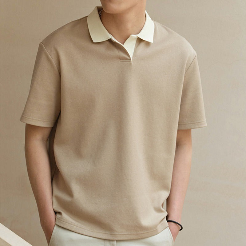 Herreskjorte Polo Minimalistisk Stil 1