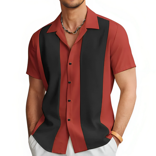Herreskjorte Sommer Casual Polyester 0