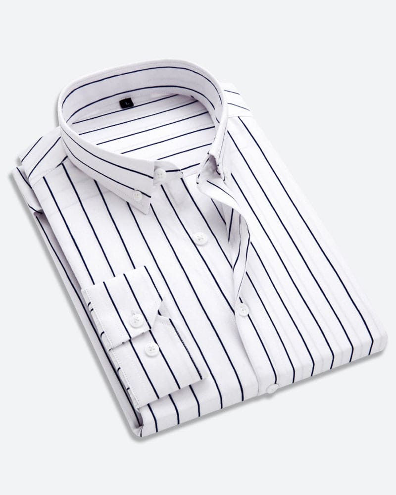 Herreskjorte Stripet Casual 0