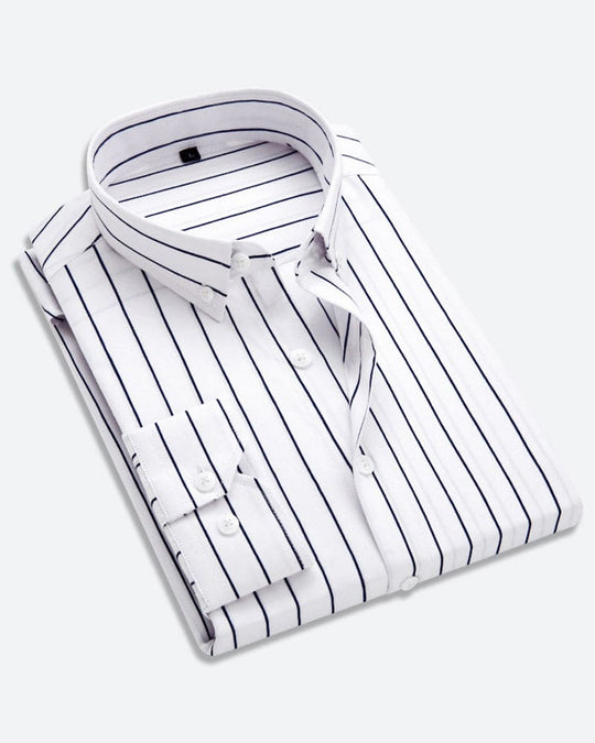 Herreskjorte Stripet Casual 0