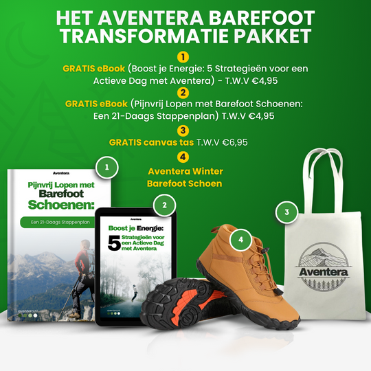 Herresko Barfot Antiskli og Vanntett for Vinter 6
