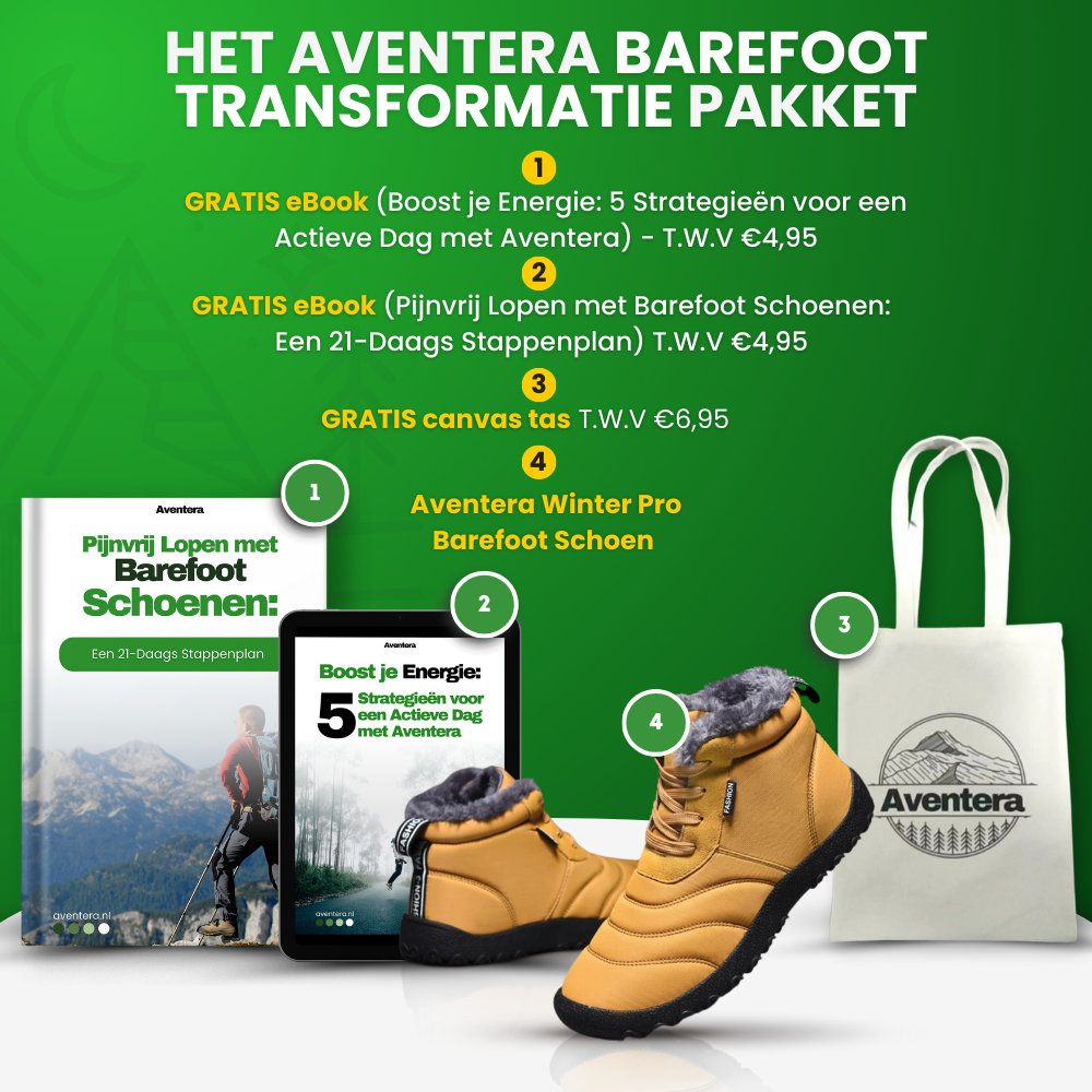 Herresko Barfot Vinter Vanntett og Komfortabel 7