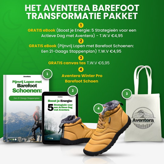 Herresko Barfot Vinter Vanntett og Komfortabel 7