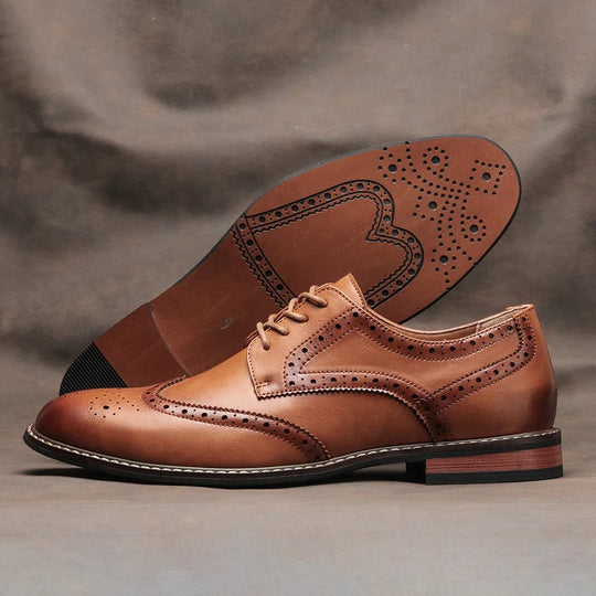 Herresko Lær Brogue Design for Formelle Anledninger 1