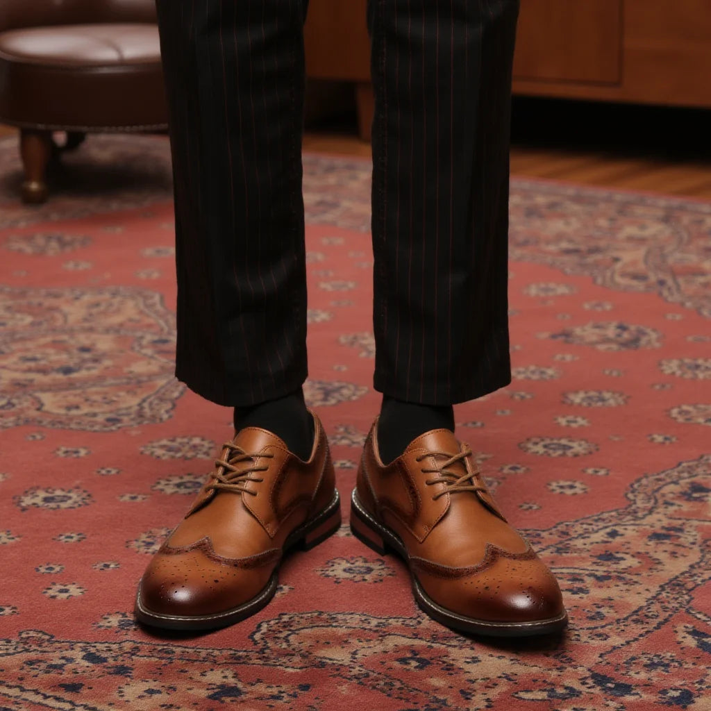 Herresko Lær Brogue Design for Formelle Anledninger 3
